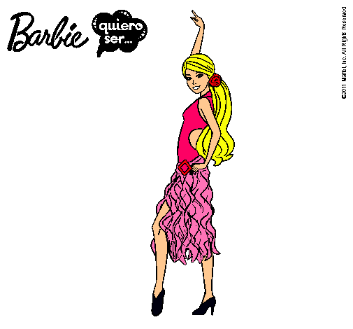 Barbie flamenca