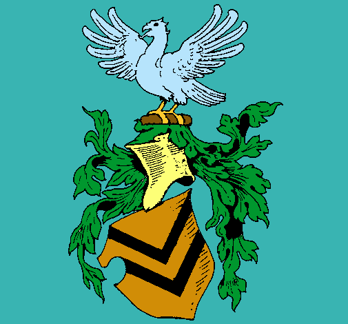 Escudo de armas y aguila 