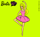 Dibujo Barbie bailarina de ballet pintado por luisina