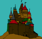 Dibujo Castillo medieval pintado por antonio123