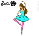 Dibujo Barbie bailarina de ballet pintado por dhidhuefh