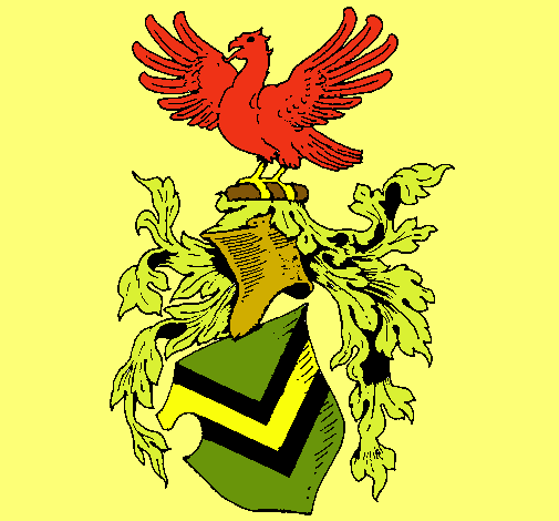 Escudo de armas y aguila 