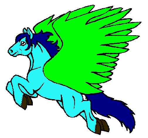 Pegaso volando