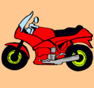 Dibujo Motocicleta pintado por capelo