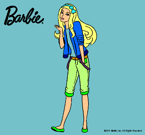 Barbie con look casual