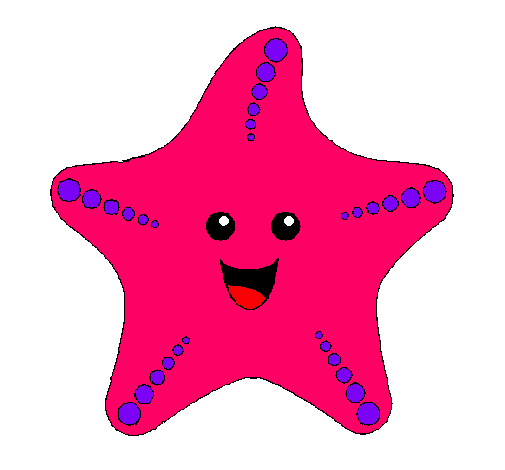 Dibujo Estrella de mar pintado por agusbolso