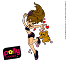 Dibujo Polly Pocket 14 pintado por Marta-VH