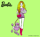Dibujo Barbie con sus mascotas pintado por 259los