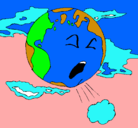 Dibujo Tierra enferma pintado por yesipa