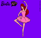 Dibujo Barbie bailarina de ballet pintado por barbieeeeeee