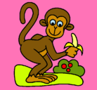 Dibujo Mono pintado por Surapu44