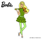 Dibujo Barbie y su mascota pintado por cielogpe
