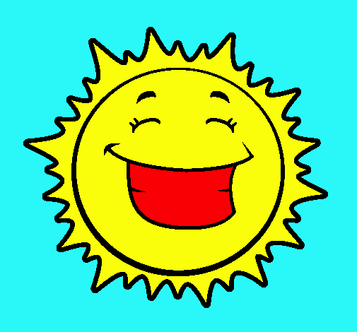 Sol sonriendo