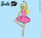 Dibujo Barbie bailarina de ballet pintado por thais5