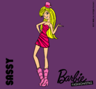 Dibujo Barbie Fashionista 2 pintado por susan2