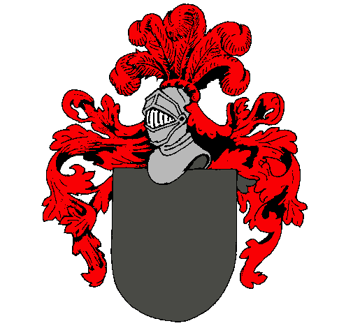 Escudo de armas y casco