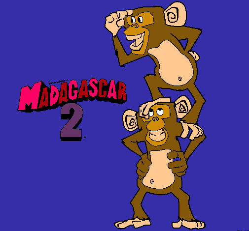 Madagascar 2 Manson y Phil