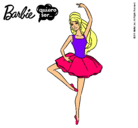 Dibujo Barbie bailarina de ballet pintado por pichin