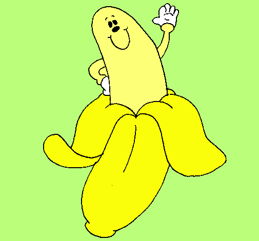 Dibujo Banana pintado por NENA06