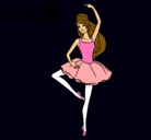 Dibujo Barbie bailarina de ballet pintado por maheli 
