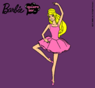 Dibujo Barbie bailarina de ballet pintado por Luciiika