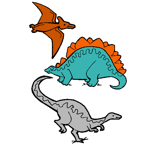 Tres clases de dinosaurios