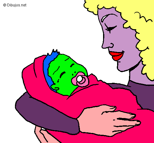 Madre con su bebe II