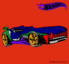 Dibujo Hot Wheels 3 pintado por rojaz