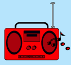 Dibujo Radio cassette 2 pintado por skarleth