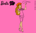 Dibujo Barbie cocinera pintado por sofely