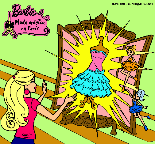 El vestido mágico de Barbie