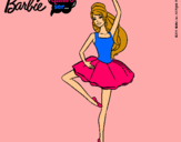 Dibujo Barbie bailarina de ballet pintado por narisa