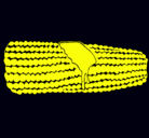 Dibujo Mazorca de maíz pintado por neus123