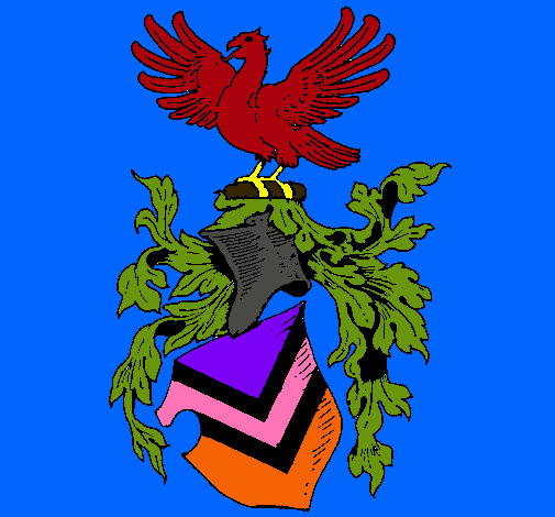 Escudo de armas y aguila 