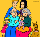 Dibujo Familia pintado por helga 