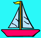 Dibujo Barco velero pintado por genesy