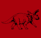 Dibujo Triceratops pintado por SANDERSON