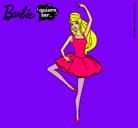 Dibujo Barbie bailarina de ballet pintado por marce56566ma