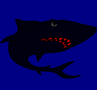 Dibujo Tiburón pintado por luciano5