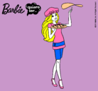 Dibujo Barbie cocinera pintado por 259los