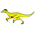 Dibujo Velociraptor pintado por semer