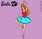 Dibujo Barbie bailarina de ballet pintado por corazoncito