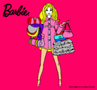 Dibujo Barbie de compras pintado por AGUCHI