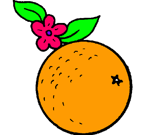 Dibujo naranja pintado por agusbolso