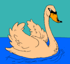 Dibujo Cisne en el agua pintado por 123Sara123