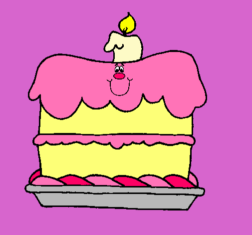 Pastel de cumpleaños