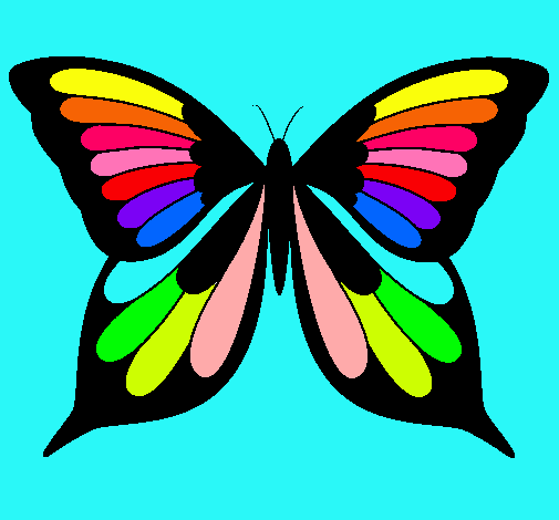  Dibujo de Mariposa pintado por Colorida en Dibujos.net el día