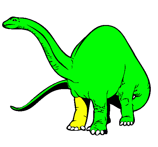 Dibujo Braquiosaurio II pintado por danielanto