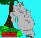 Dibujo Horton pintado por huau