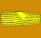Dibujo Mazorca de maíz pintado por chycy